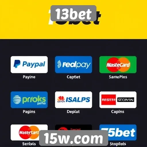 Exploração das opções de depósito no 13bet